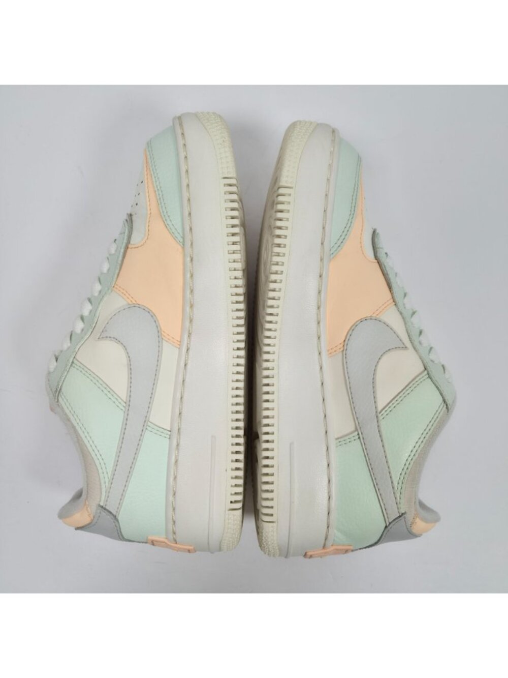 Nike Air Force 1 Shadow Women's Barely Green Crimson Tint Sneakers US Size 7 - Picture 6 of 8